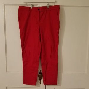 Red Talbots Chinos size 14P
